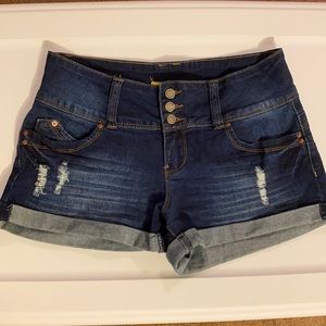 Booty shorts in pristine condition.